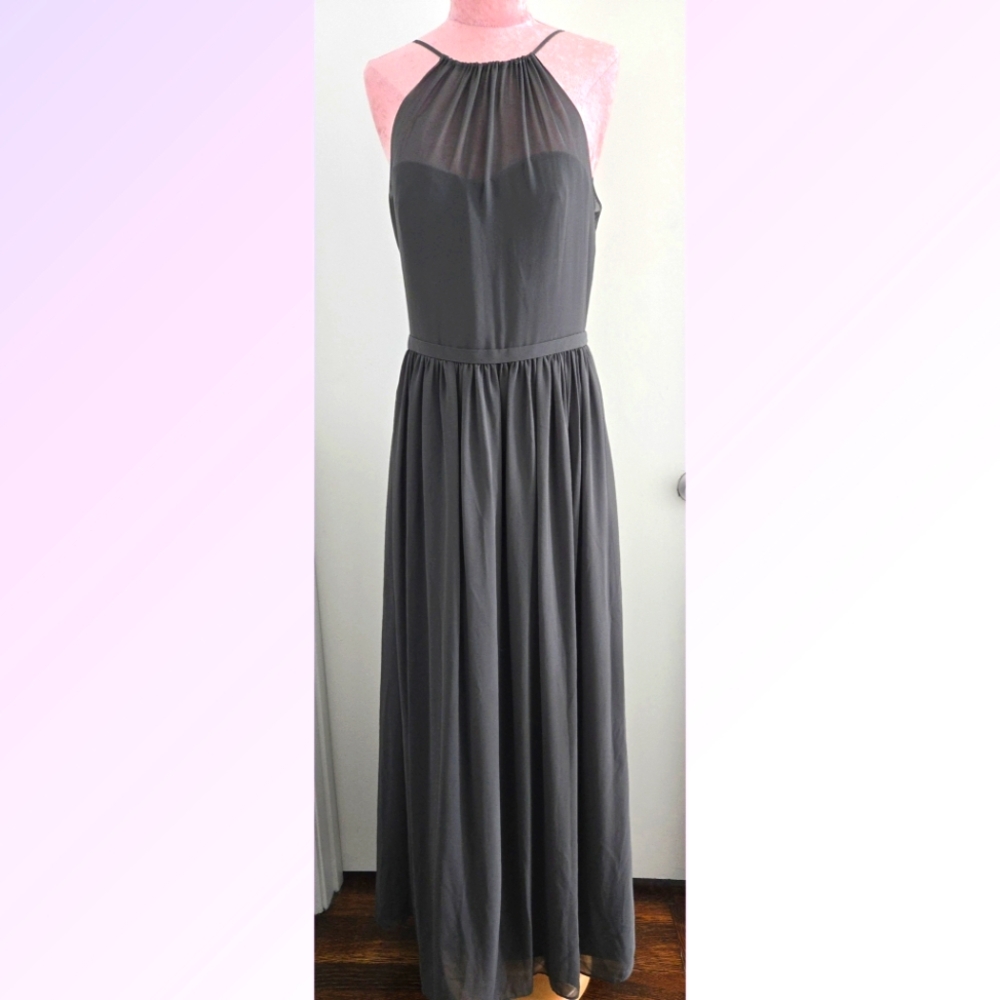 Bill Levkoff Maxi Party Concert Cocktail Bridesmaid Dress‎ Size 12